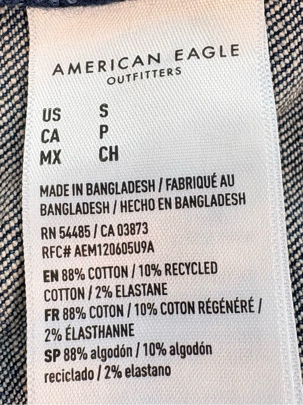 NWT AMERICAN EAGLE Sleeveless Denim Button Front Babydoll Top Small - Picture 7 of 10